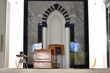 inside the mosque