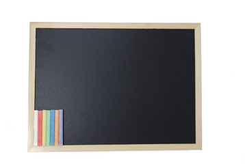  Image of a blackboard with colored chal