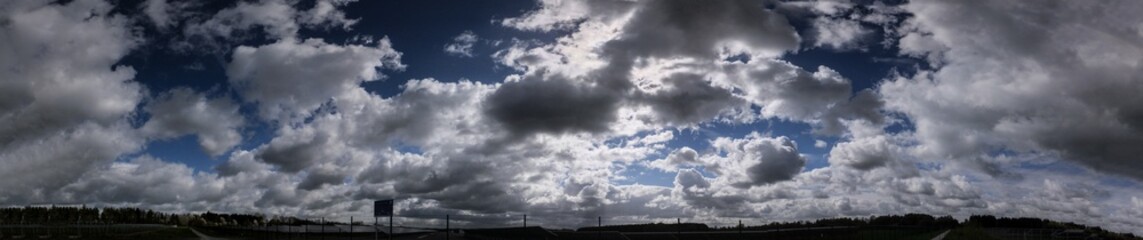 Wolkendrama am Himmel