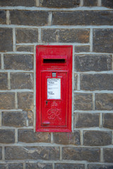 red post box
