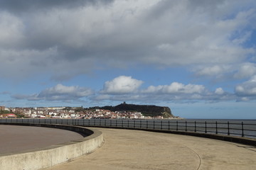 Obraz premium Views of Scarborough Bay, Yorkshire