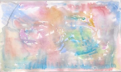 Obraz na płótnie Canvas water color paper