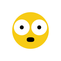 Amazed surprised emoji emoticon icon