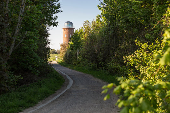 Germany, Ruegen, Cape Arkona, way to Positioning Tower, Peilturm
