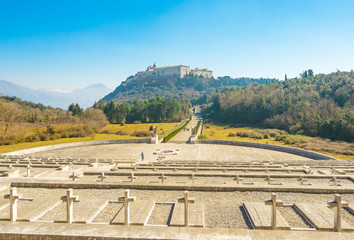 Montecassino (Italy) - The Montecassino Abbey, on Cassino city province of Frosinone, is the first...
