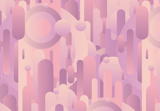 Retro Overlapping Vector Patterns