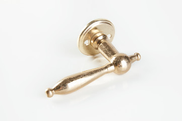 Vintage brass door handle