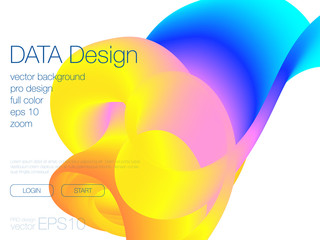 Abstract blend background. Template for web site