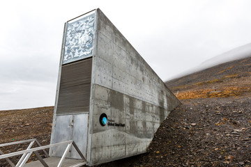 Global seed vault in Svalbard - obrazy, fototapety, plakaty