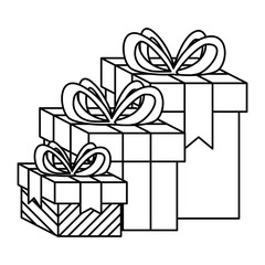 gifts boxes presents icon