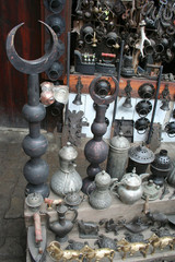 souvenirs at gift shop in safranbolu, kastanbolu, turkey
