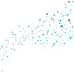 Light blue pattern with balls. Colorful illustration with blurred circles in nature style. Design for posters, banners.