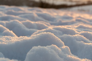 Obraz premium Nature covered by snow during winter. Slovakia