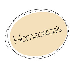 homeostasis stamp on white