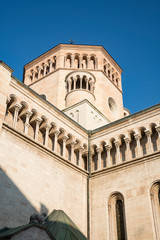 detail of cathedral, Cattedrale di San Viglio, Trento, Italy