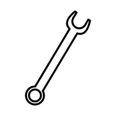 wrench key tool icon