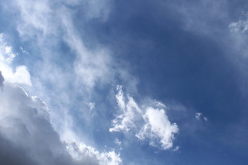 Cielo e nuvole in primavera