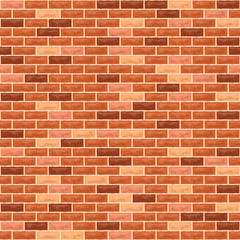 Vector brick wall orange