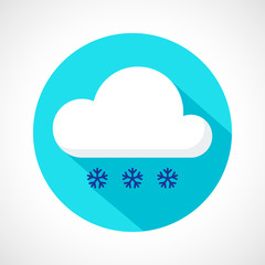 light snowfall weather icon