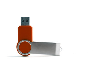 usb pendrive isolated on white background