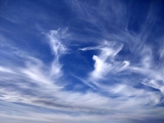 blue sky with clouds