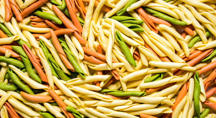 Colorful pasta Background