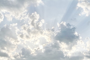 blue sky with white clouds