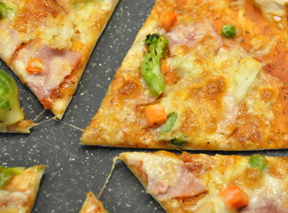 pizza flammkuchen essen frisch lecker und gesund