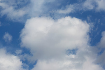 Cloud in the form of a heart