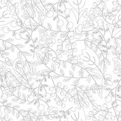 Fototapeta premium Vector illustration of floral pattern