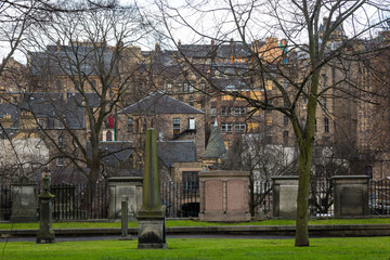 Edimburgh (Scotland) - Greyfriars Kirkyard, the graveyard surrounding Greyfriars Kirk