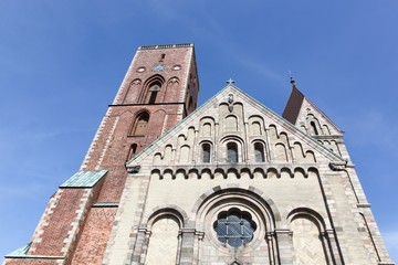Fototapeta na wymiar The cathedral of Ribe in Denmark