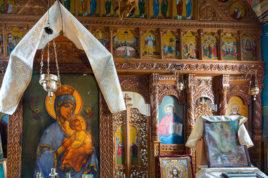 Orthodox Catholic Church, Comuna C.A. Rosetti, Tulcea, Danube Delta, UNESCO WORLD HERITAGE, Tulcea County, Romania, Europe