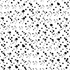Seamless abstract background with messy dots, circles. Infinity dotted geometric pattern. Texture. Vector illustration.   