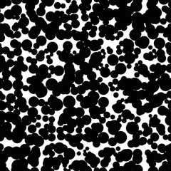 Seamless abstract background with messy dots, circles. Infinity dotted geometric pattern. Texture. Vector illustration.   