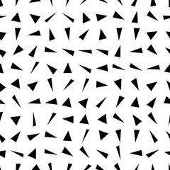Abstract seamless background with triangles. Infinity geometric pattern. Vector illustration.    