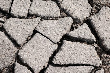 concrete floor broken. Texture for design 