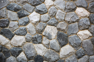 Abstract Stone Texture Background of Wall Fence, Home and Garden Decorative Design, Exterior and Interior.