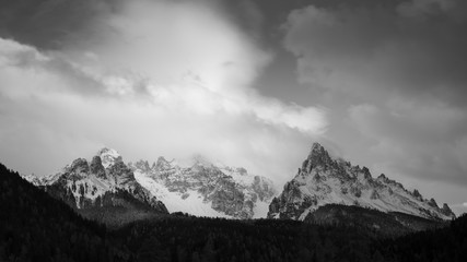 Fototapeta na wymiar Dolomiten im Sturm