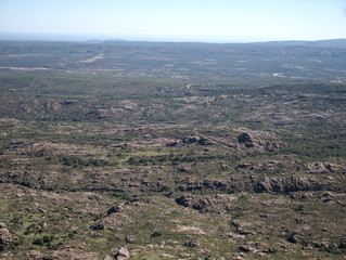 The view alongside route 34 in Altas Cumbres (high peaks), Cordoba, Argentina.