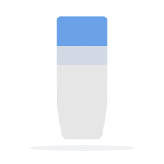 Bottle of perfume vector flat material design isolated object on white background.