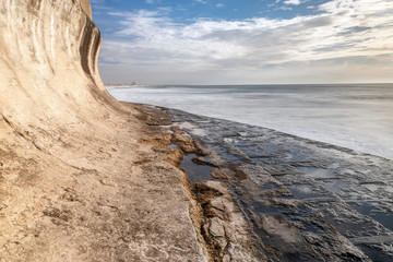 Granja Beach Seawall in Portugal