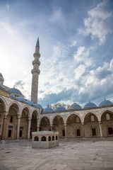 Mosque in the city of Istanbul, architecture and sights of Istanbul
