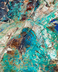 Colorful Arizona rock gemstone.