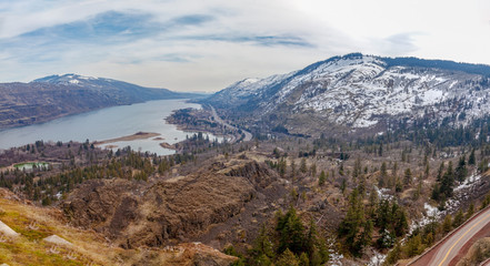 Rowena Crest panorama Oregon.