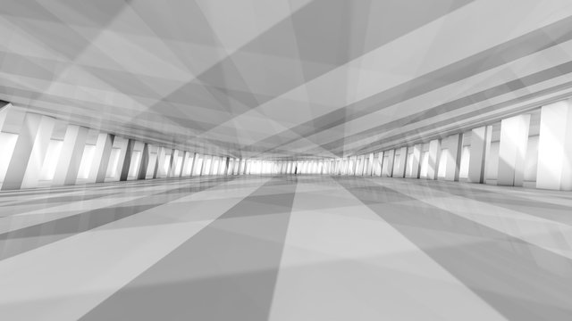 Futuristic room, D Rendering