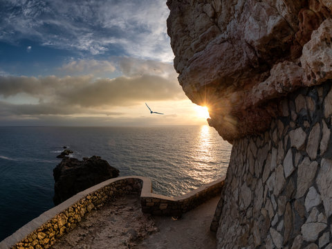 Portugal, Centro Region, Nazare, View from Nazare Lighthouse