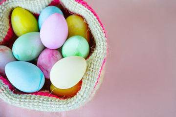colorful easter eggs