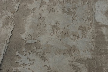 gray stone background from dirty old concrete wall of foundation