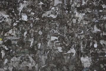 gray stone texture from dirty old concrete wall of a building
